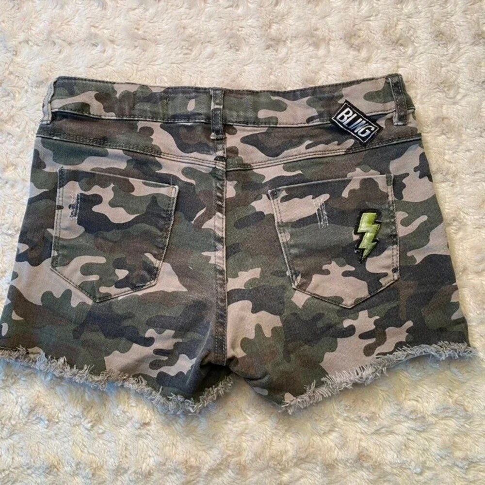 OVS Girls Camo Shorts Size 10 11 Years (Bx 3)